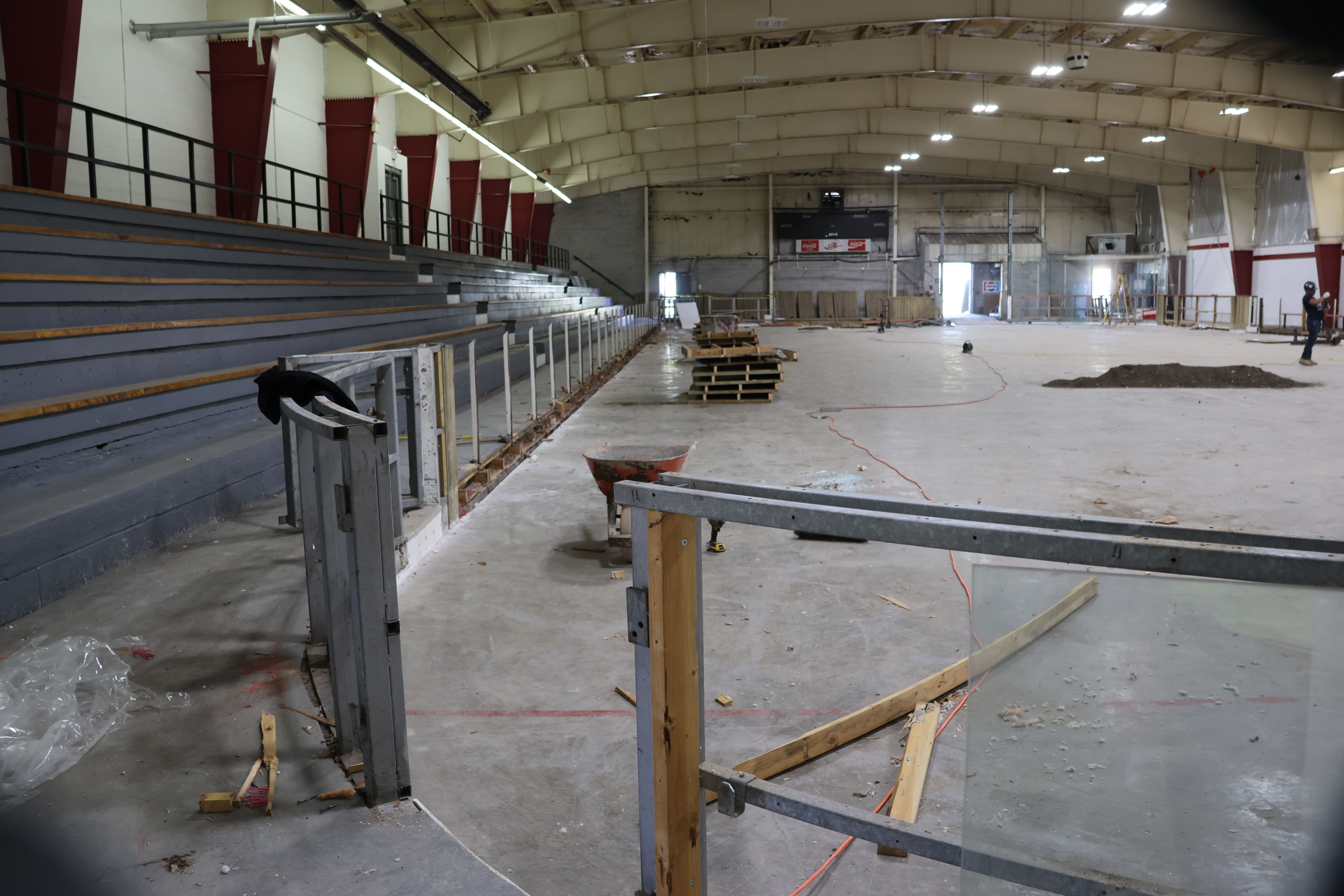 Ice pad construction