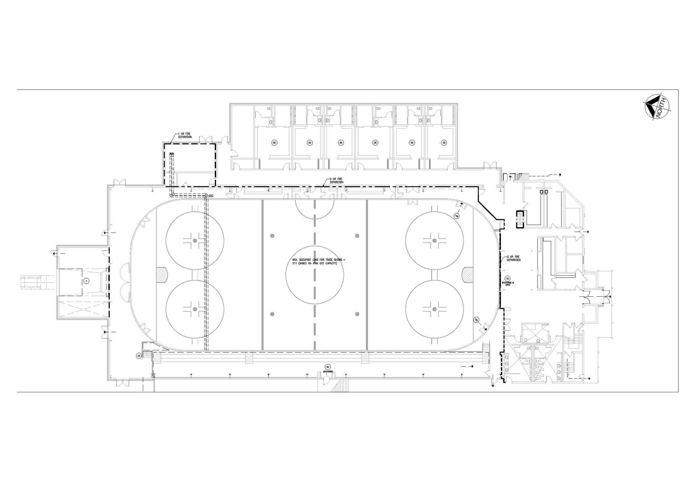 floor plans of the new Sunderland Arena